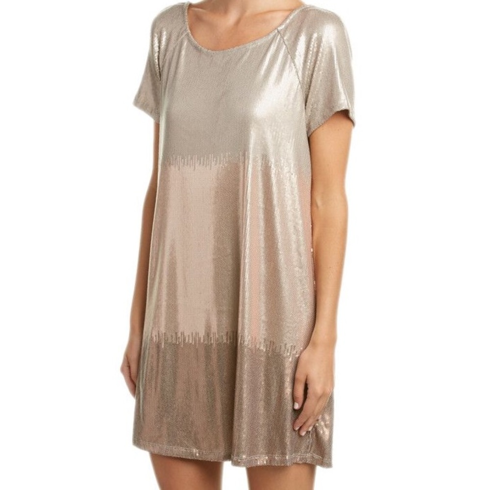 Free People drenched in sequins shift dress